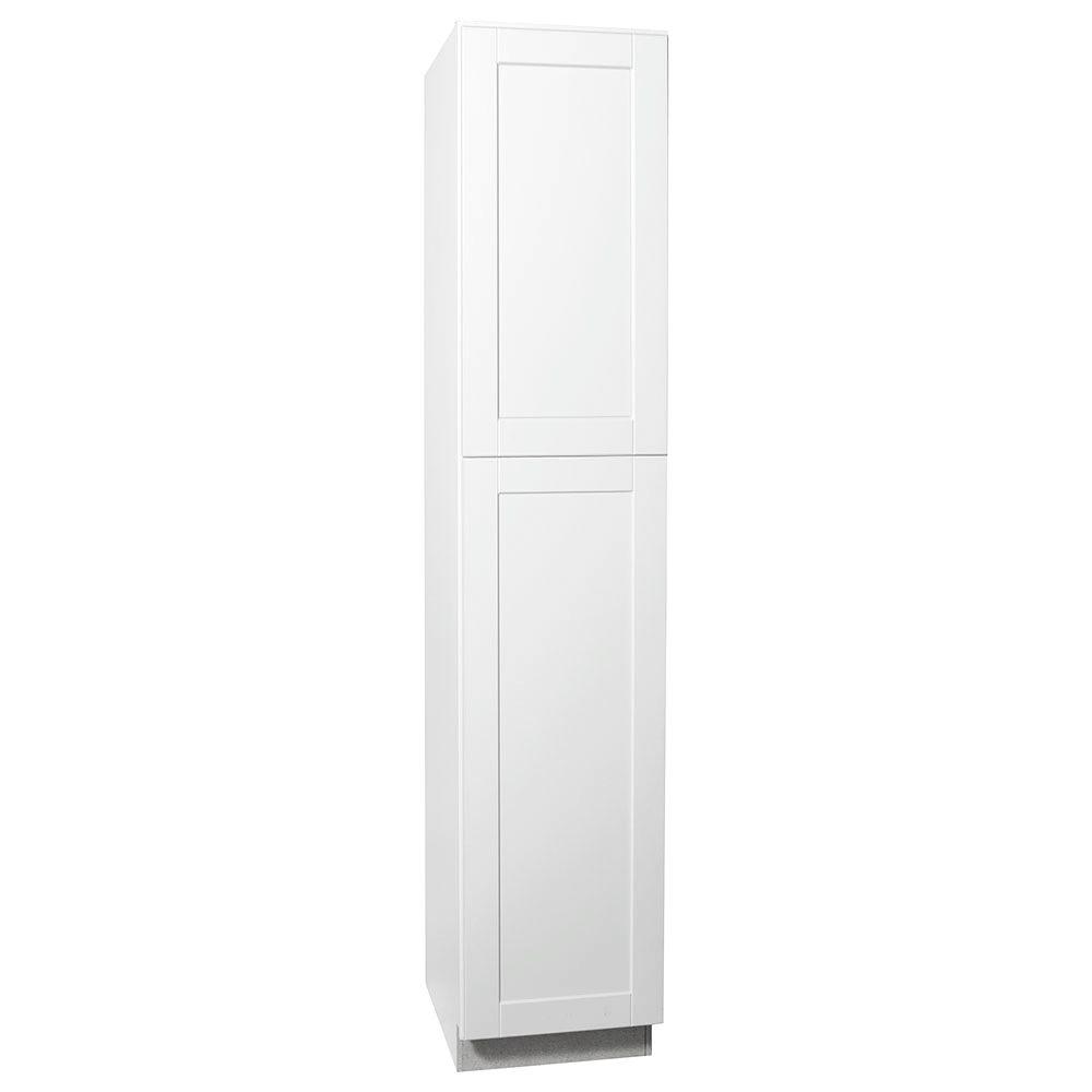 Hampton Bay Shaker Assembled 18x90x24 In Pantry Kitchen Cabinet