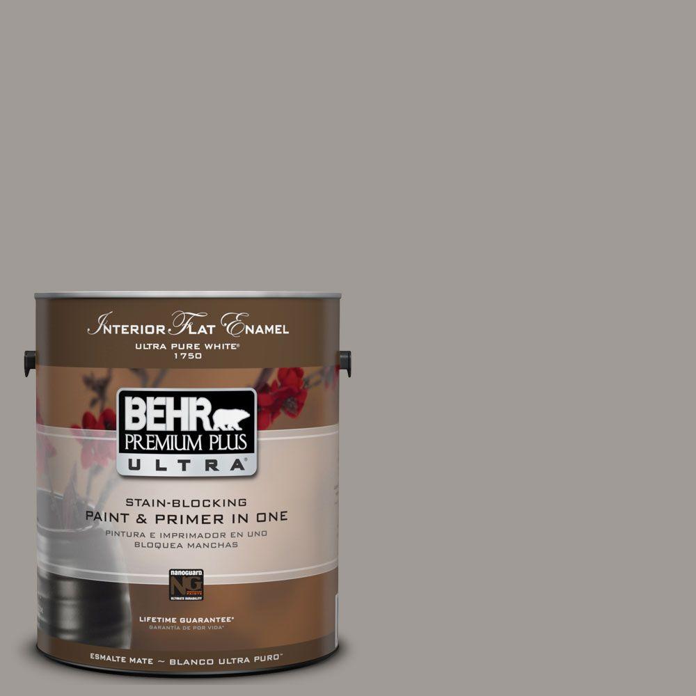 BEHR Premium Plus Ultra 1gal. UL2606 Fashion Gray Interior Flat