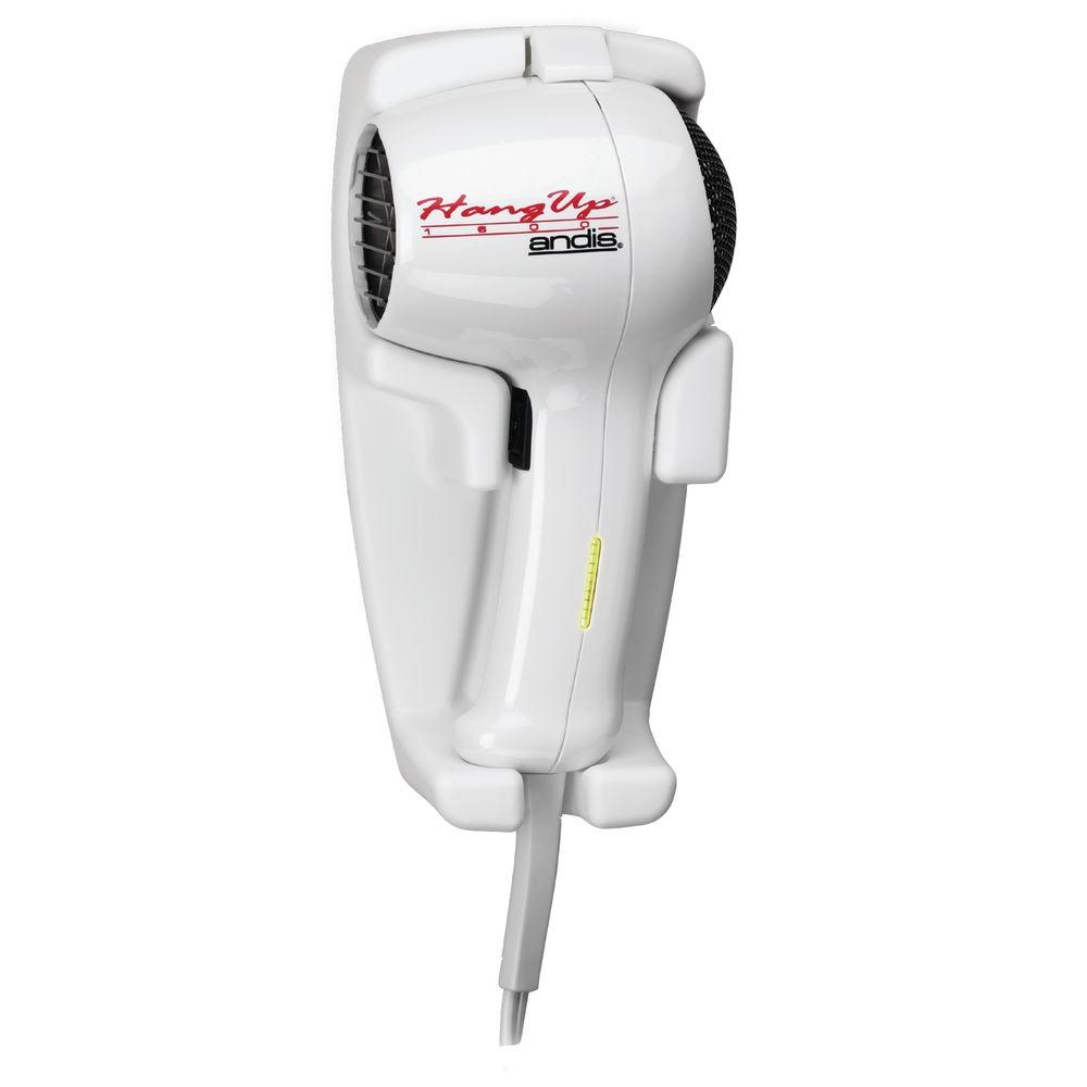 Andis 1600 Watt Wall Mount Hair Dryer With Light White