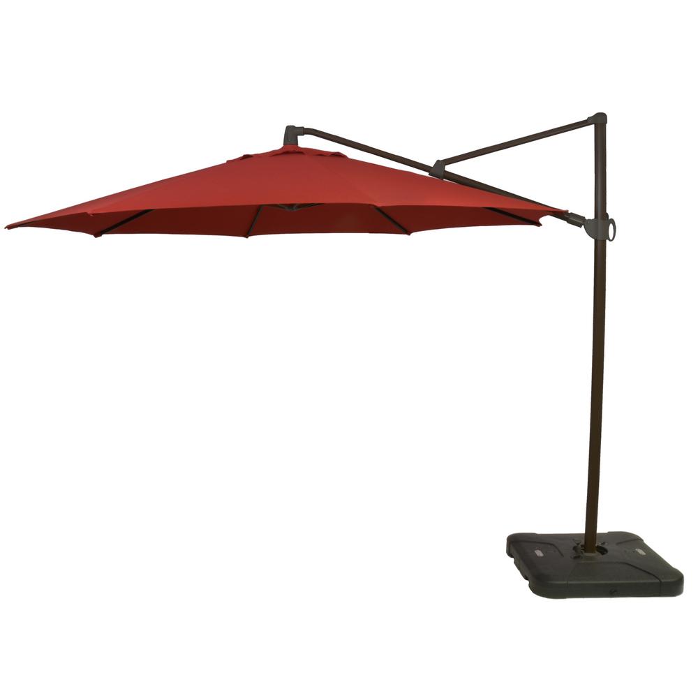 Hampton Bay 11 ft. Aluminum Cantilever Tilt Patio Umbrella ... on {keyword}