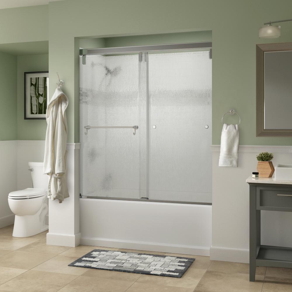 Delta Portman 60 In X 59 1 4 Semi Frameless Mod Sliding Tub This Review Is From Portman 60 In X 59 1 4 Semi Frameless Mod Sliding Tub Door Chrome With 3 8 10mm Rain Glass