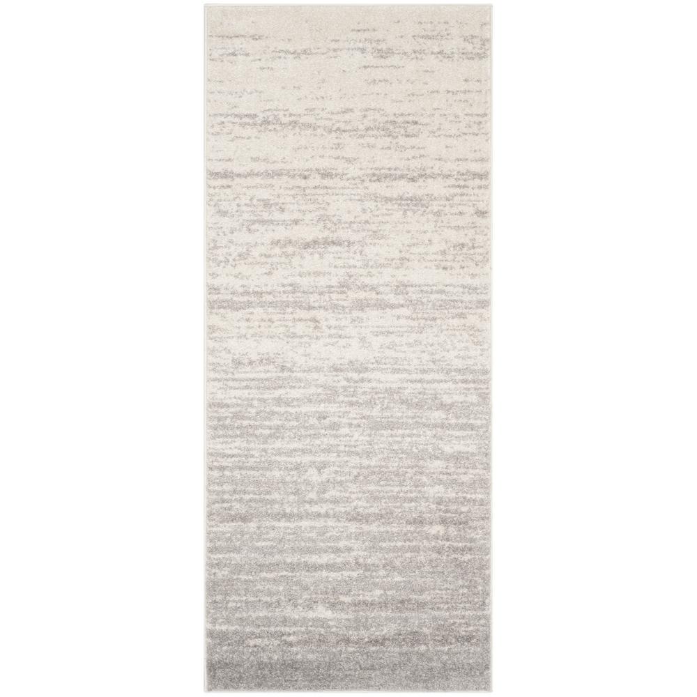 Safavieh Adirondack Ivory/Silver 3 ft. x 6 ft. Runner Rug-ADR113B-26 ...