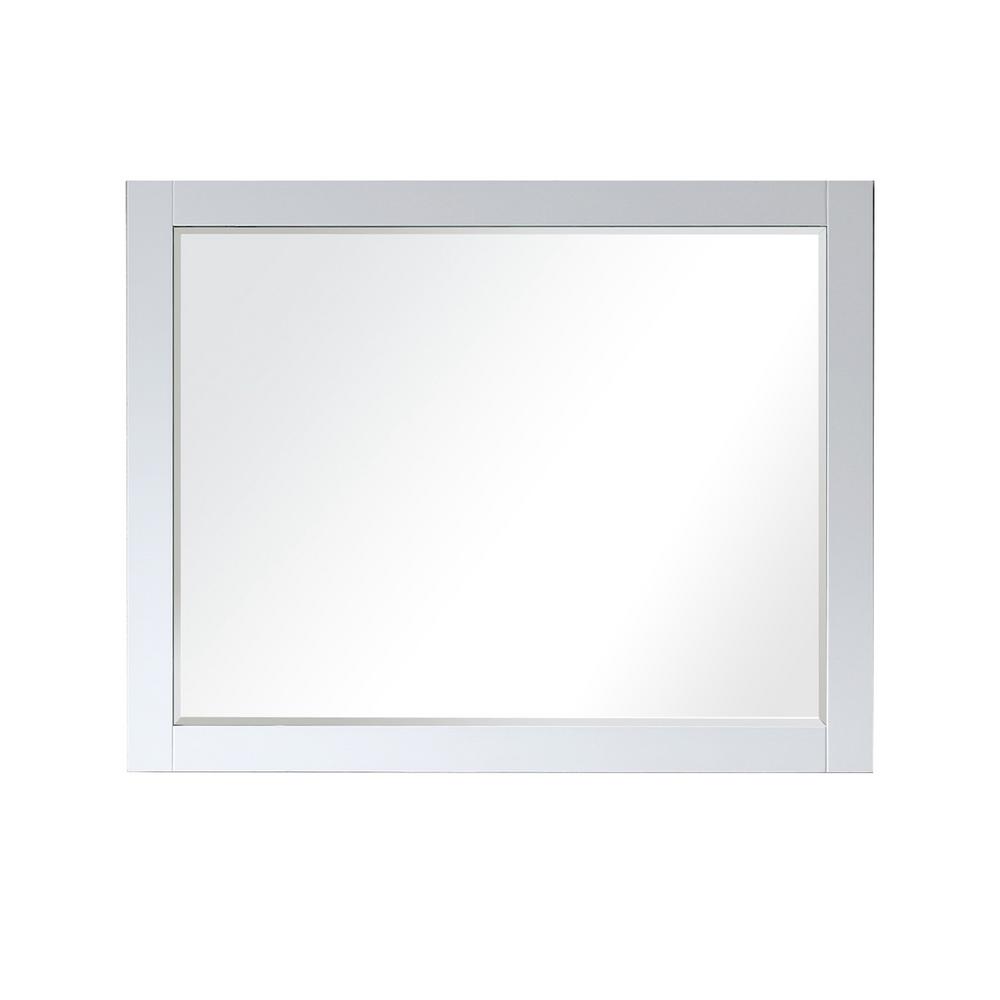 virtu usa bathroom mirror mir mirrors vanity wh rectangular framed