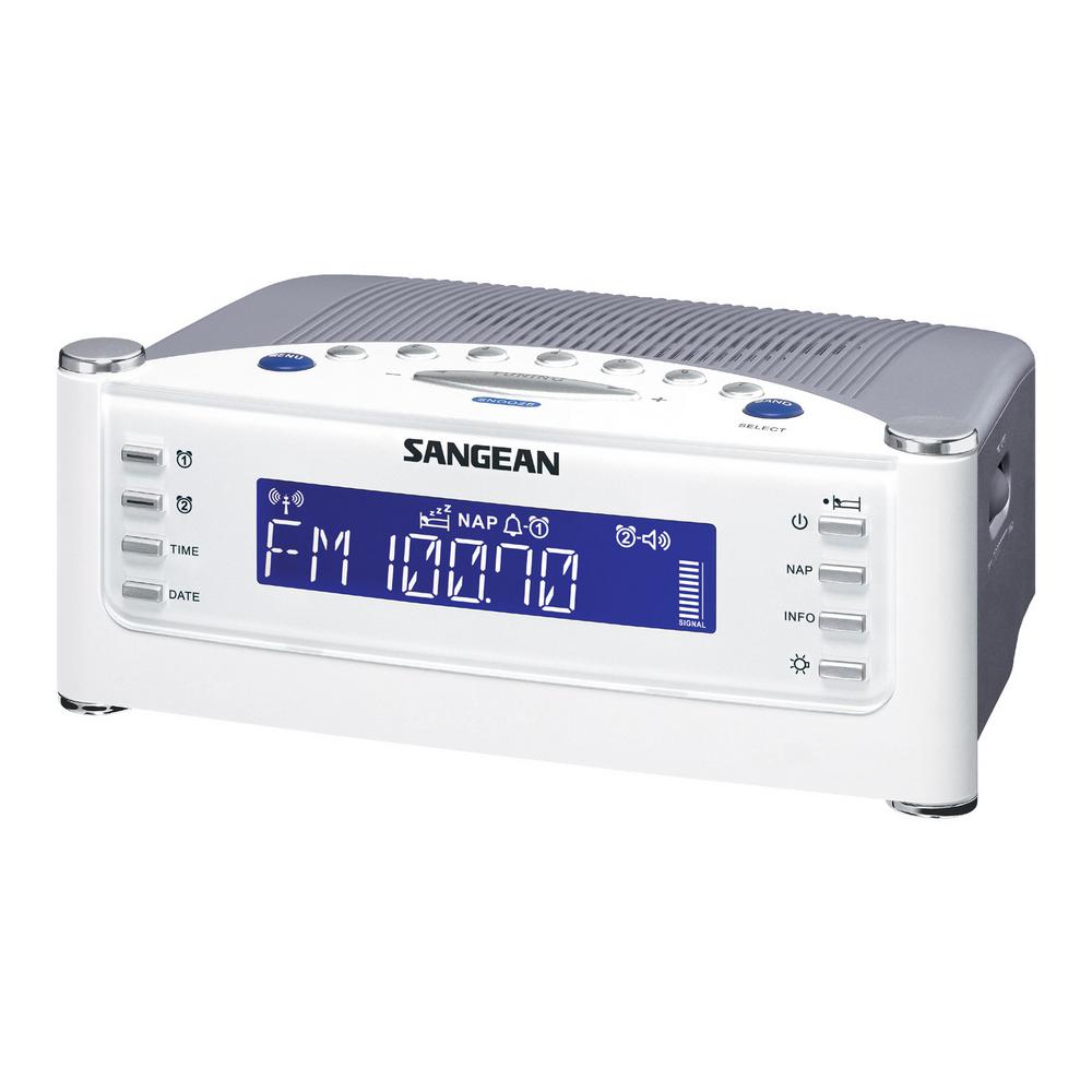 Sangean FM/AM/Aux-in Tuning Radio Controlled Alarm Clock by Sangean