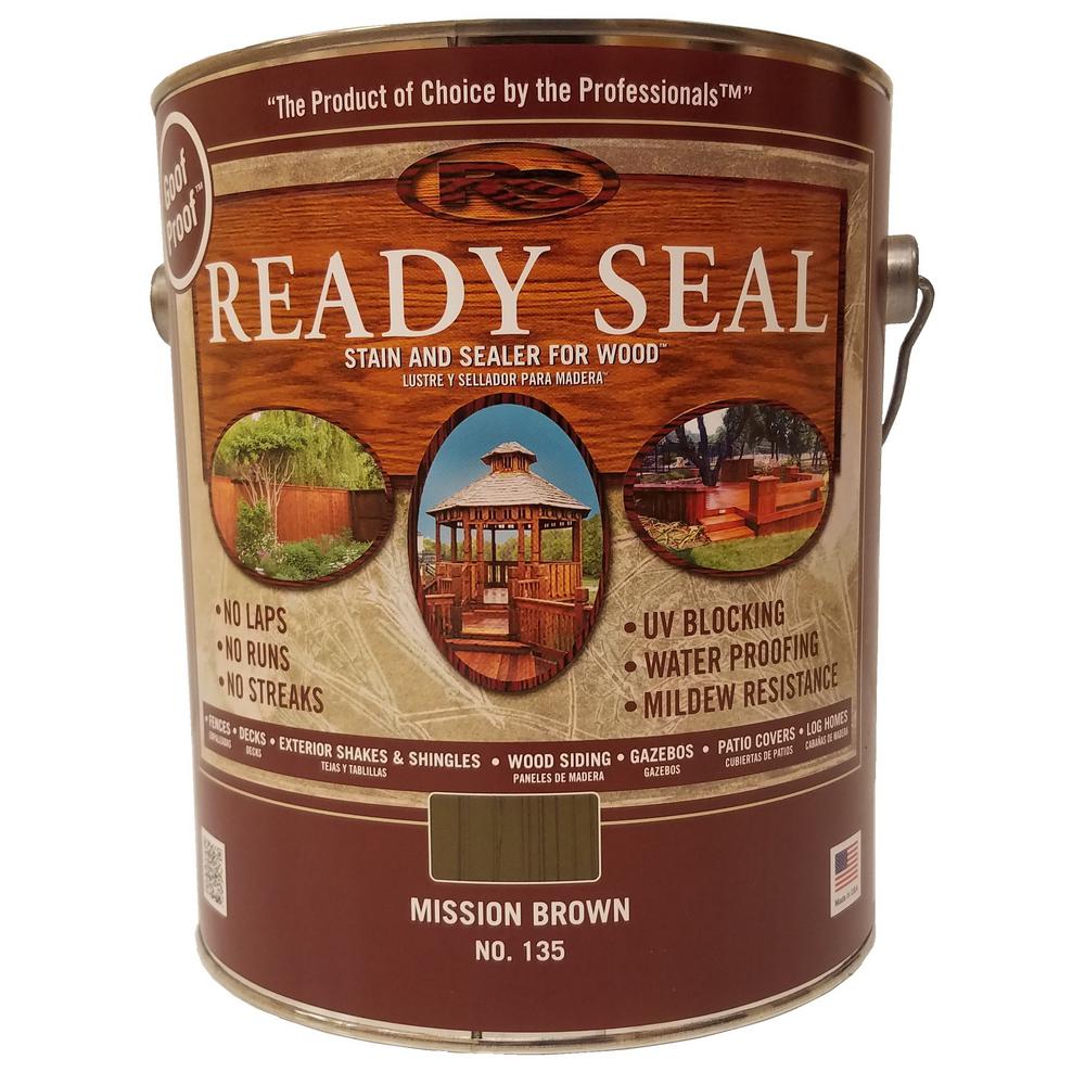 Ready Seal 1 gal. Mission Brown Exterior Wood Stain and
