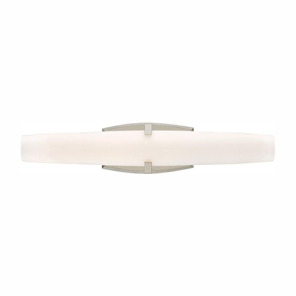 Designers Fountain Aiden 30 Watt 24 In Satin Platinum Integrated Led Bath Light