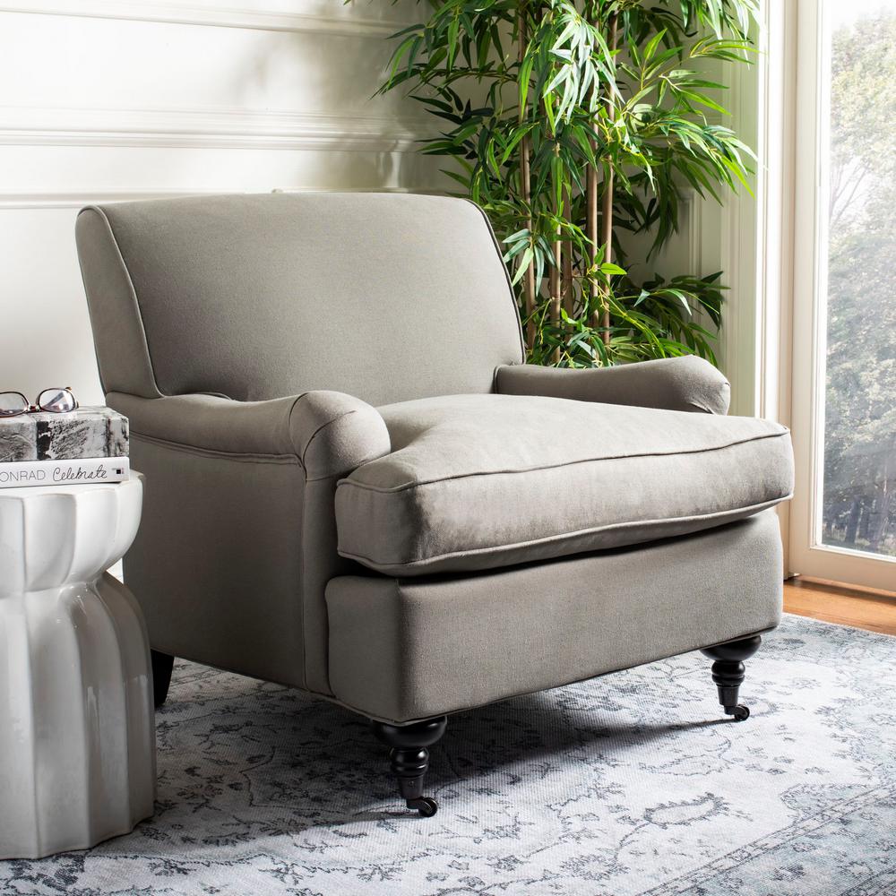 Safavieh Chloe Sea Mist Blue Java Linen Club Arm Chair