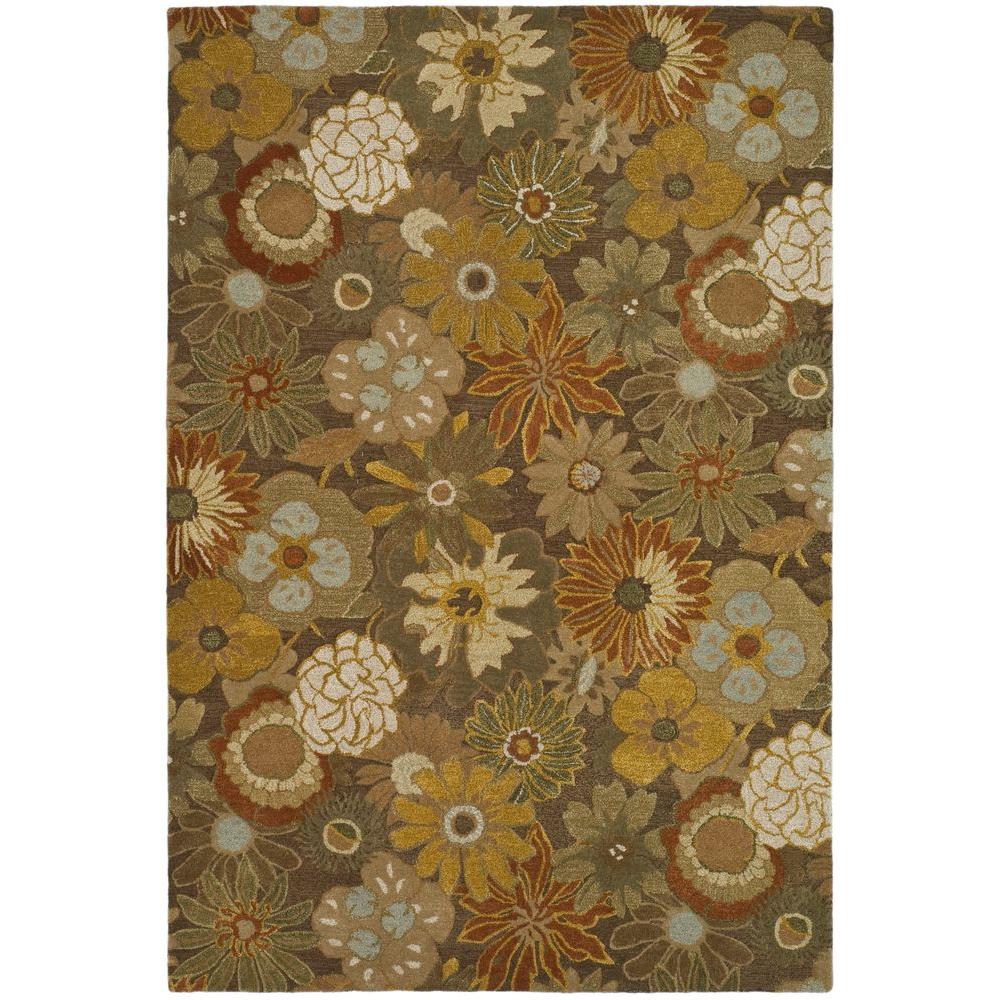 Safavieh Soho Brown Multi 5 Ft X 8 Area Rug Soh820a The Safavieh Soho Brown Multi 5 Ft X 8 Area Rug