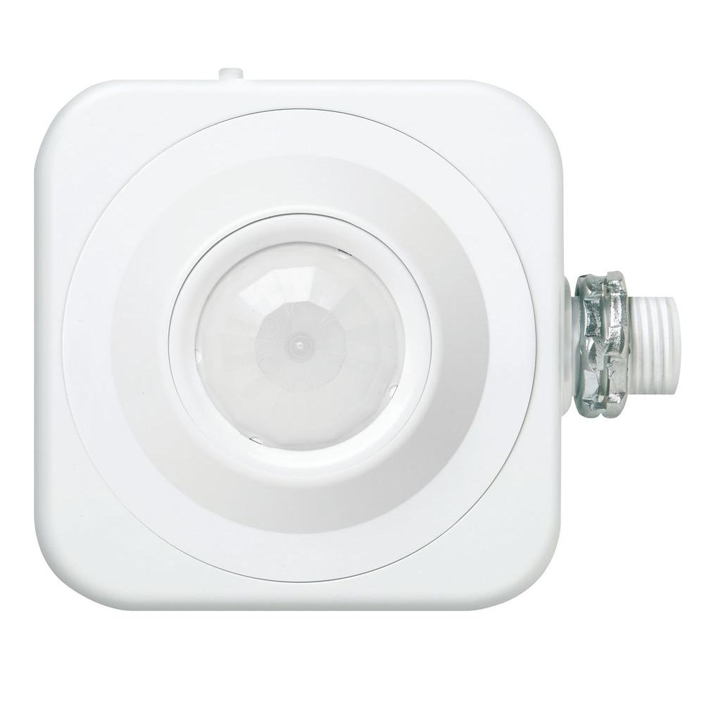 Lithonia Lighting 360 Degree Mounted White Motion Sensor FixtureMSX12