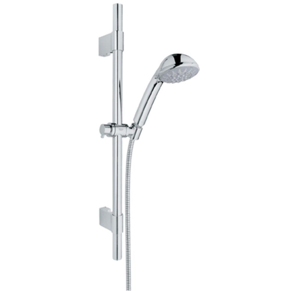 Grohe Relexa Ultra 100 5 Spray Handheld Shower In Starlight Chrome Grohe Relexa Ultra 100 5 Spray Handheld Shower In Starlight Chrome