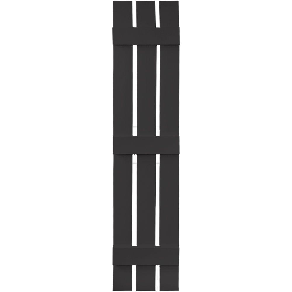 Builders Edge 12 In X 80 In Board N Batten Shutters Pair 3