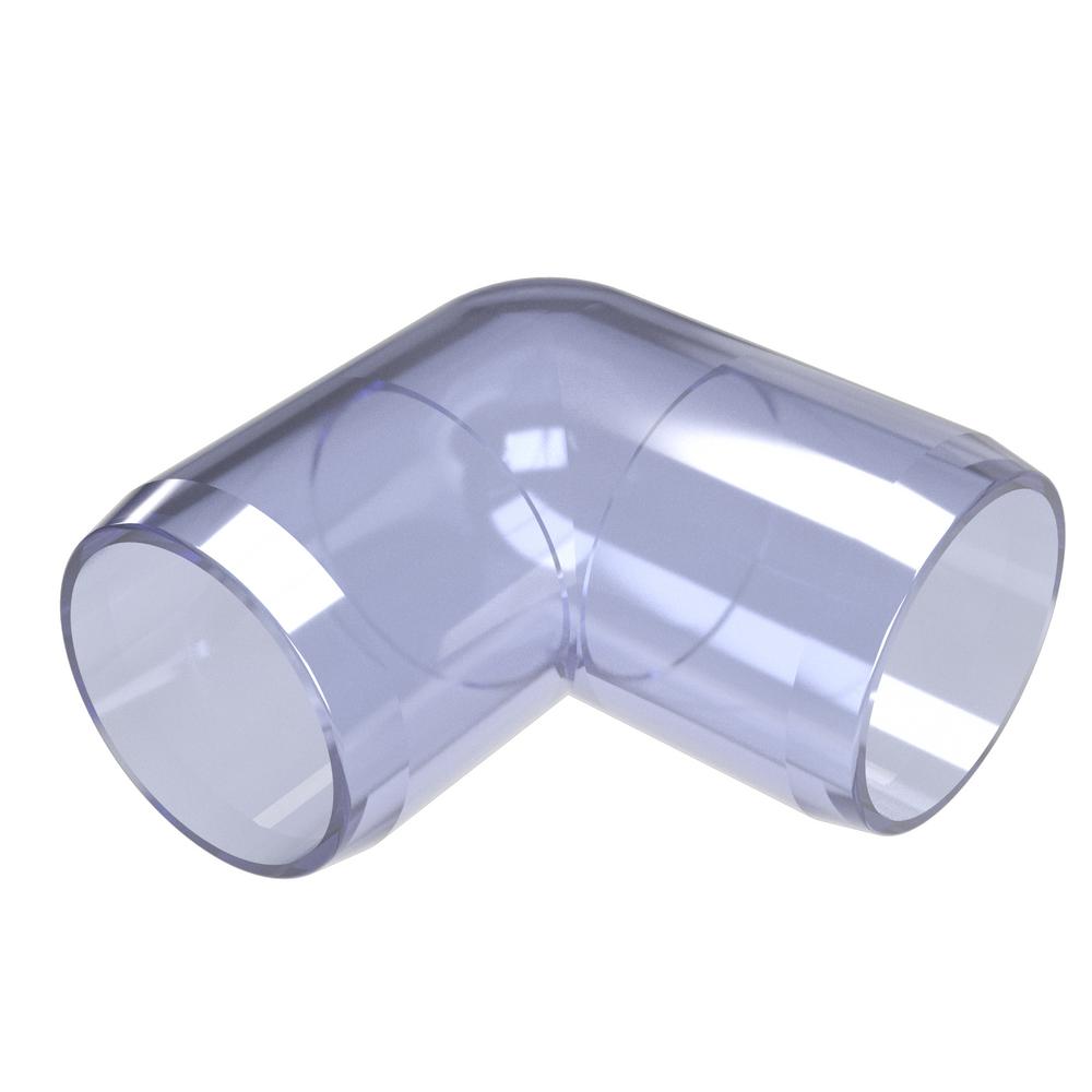 Formufit In Furniture Grade Pvc Degree Elbow In Clear F E