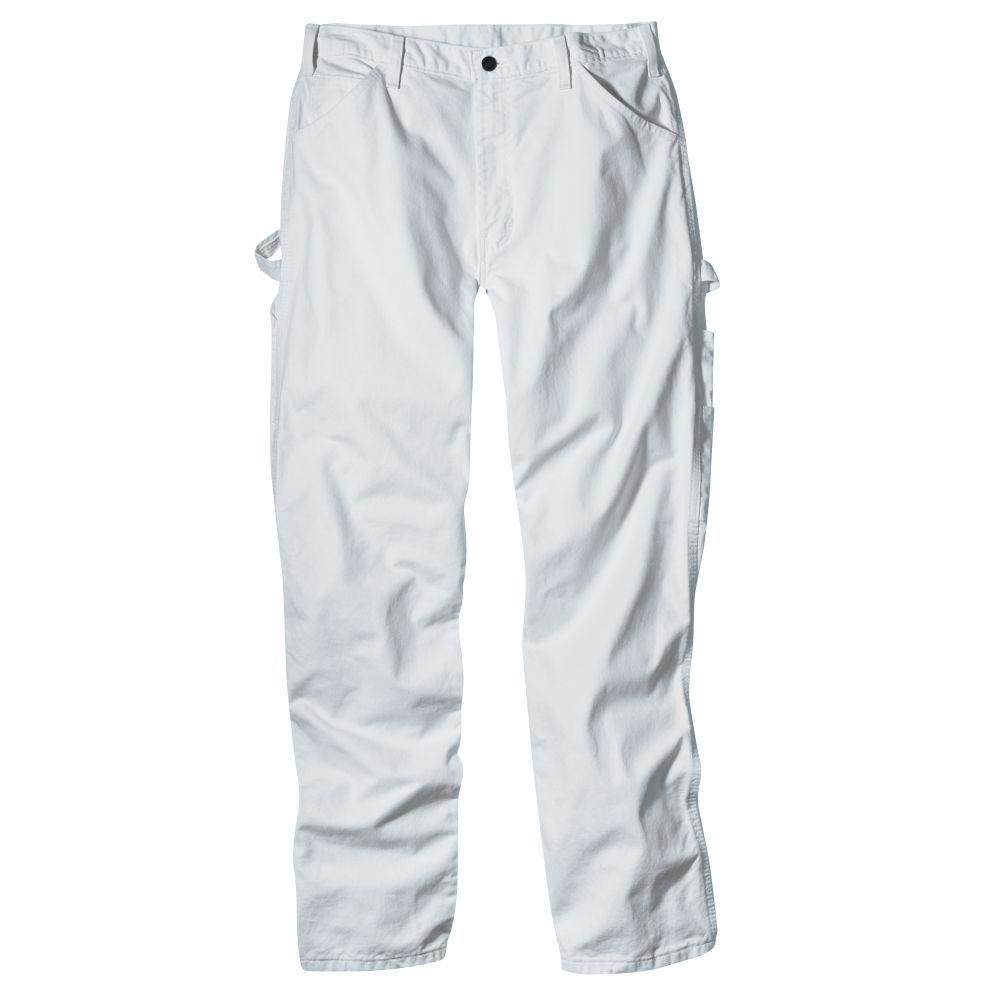 Dickies Relaxed Fit 34-32 White Painters Pant-1953WH3432 - The ...