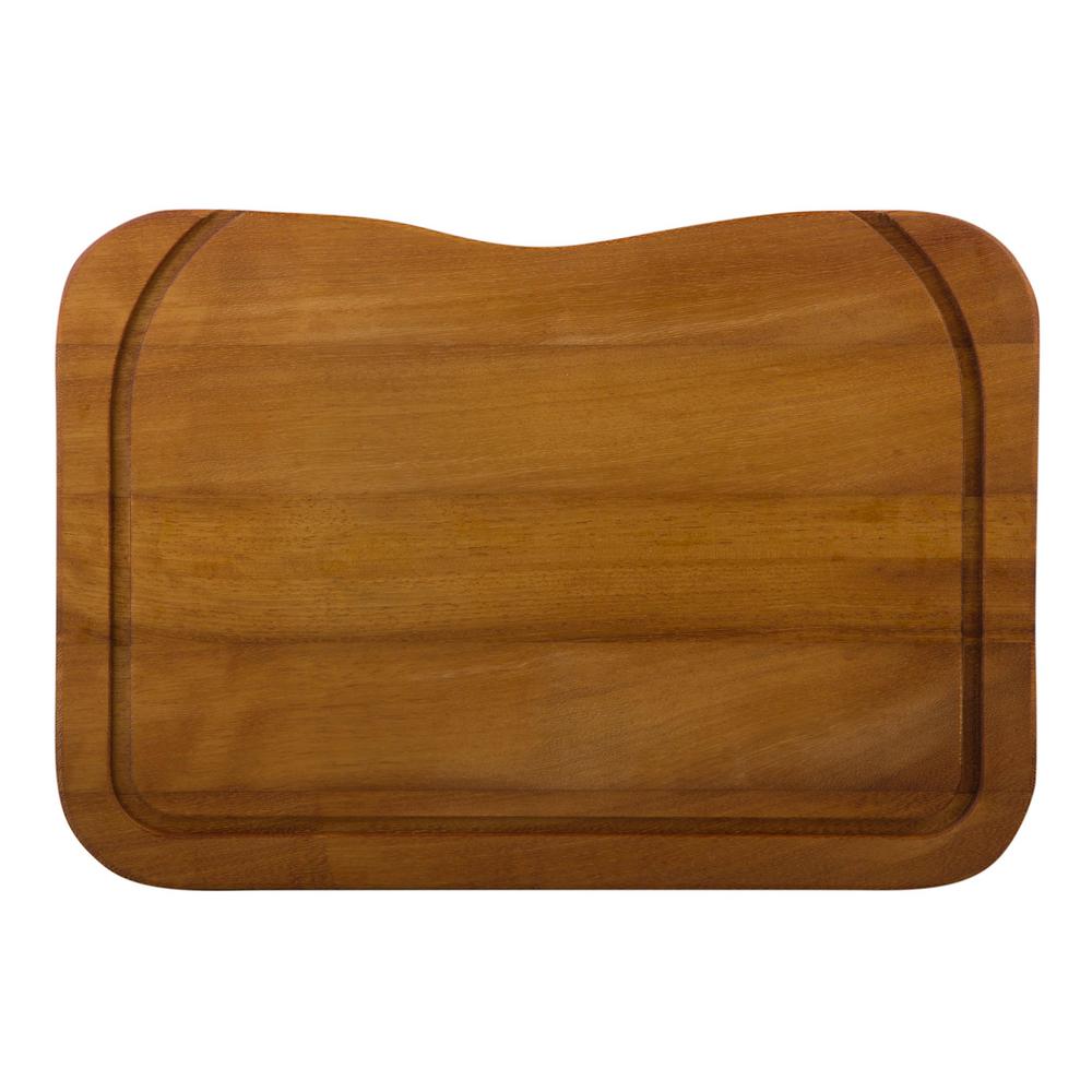 ALFI BRAND Wood Cutting Board for Kitchen Sinks, Brown