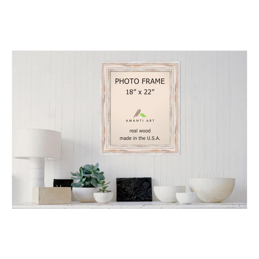 Amanti Art Alexandria 18 In X 22 Whitewash Picture Frame Amanti Art Alexandria 18 In X 22