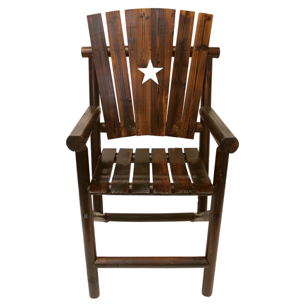 Leigh Country Char Log Patio Dining Chair With Star Tx 93732 The