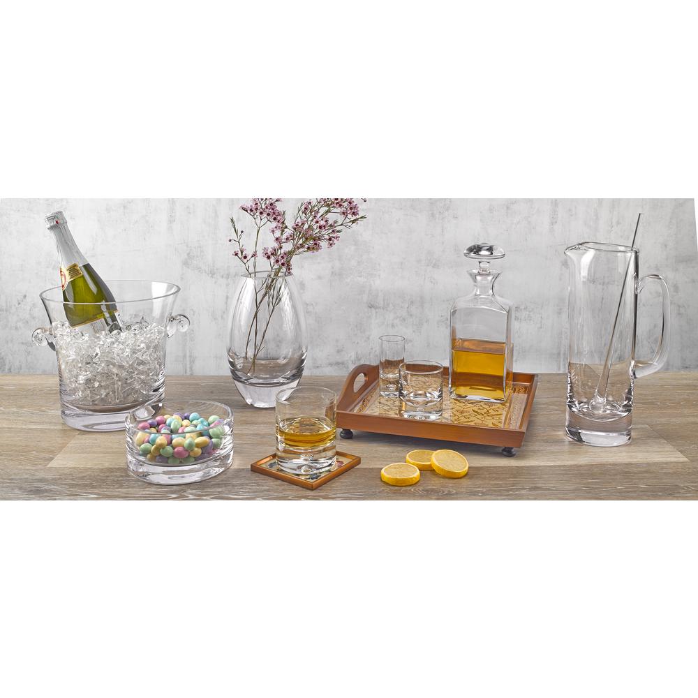 Badash Crystal 3 Oz 4 In High Galaxy 6 Piece Shot Or Vodka Glass Set Af511 The Home Depot