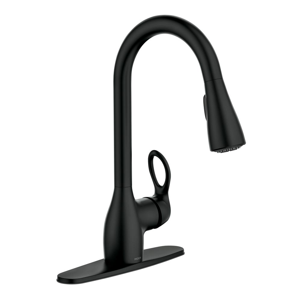 Moen Kleo Single Handle Pull Down Sprayer Kitchen Faucet With