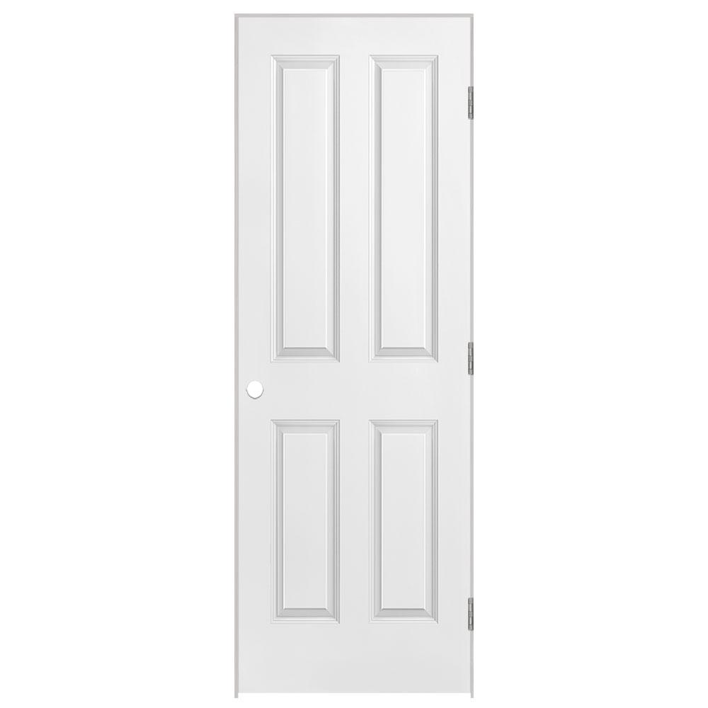 Masonite 28 in. x 80 in. 4Panel RightHanded HollowCore Smooth Primed