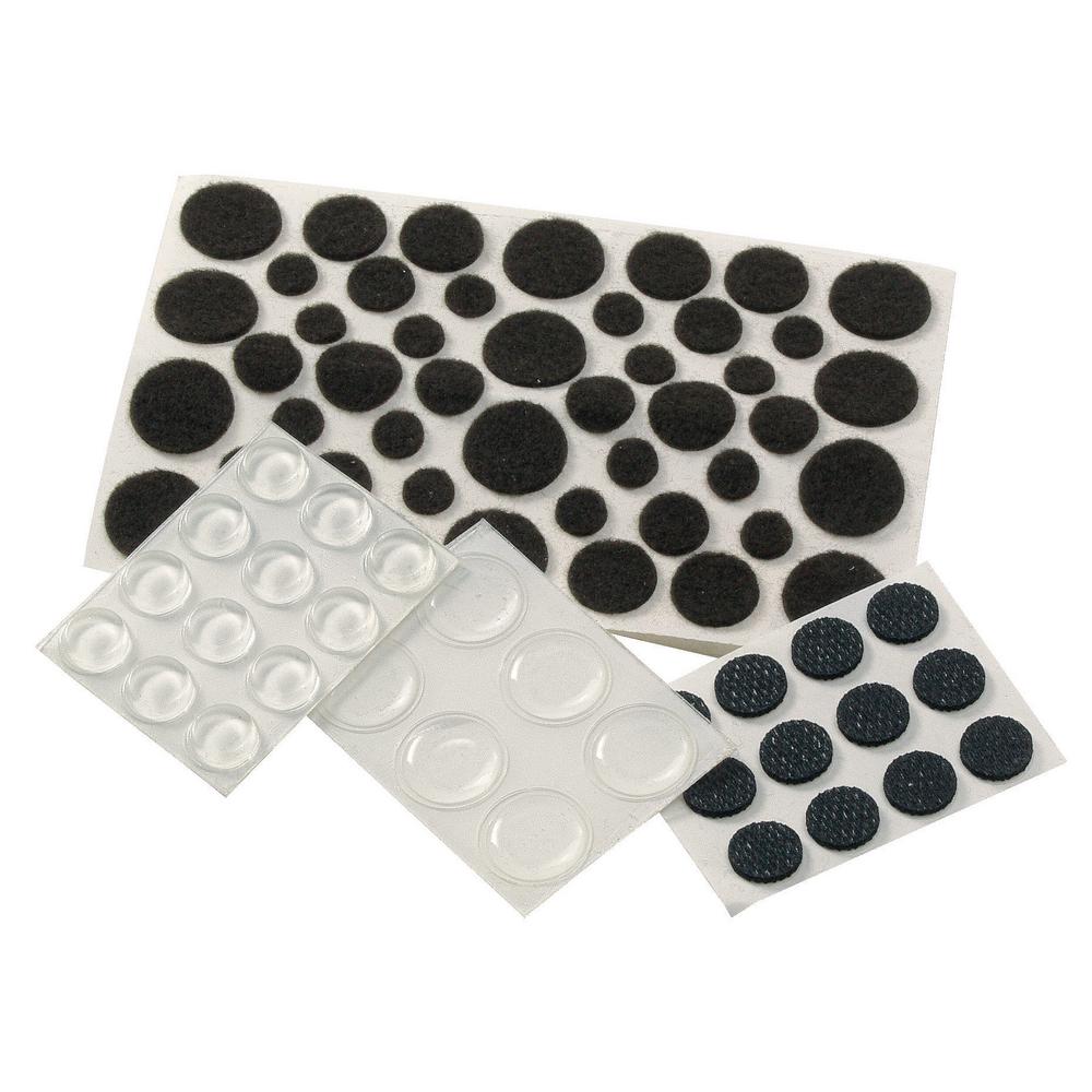 Richelieu Hardware 1 2 In To 3 4 Self Adhesive Felt Pads 76 Self Adhesive Felt Pads 76 Pack