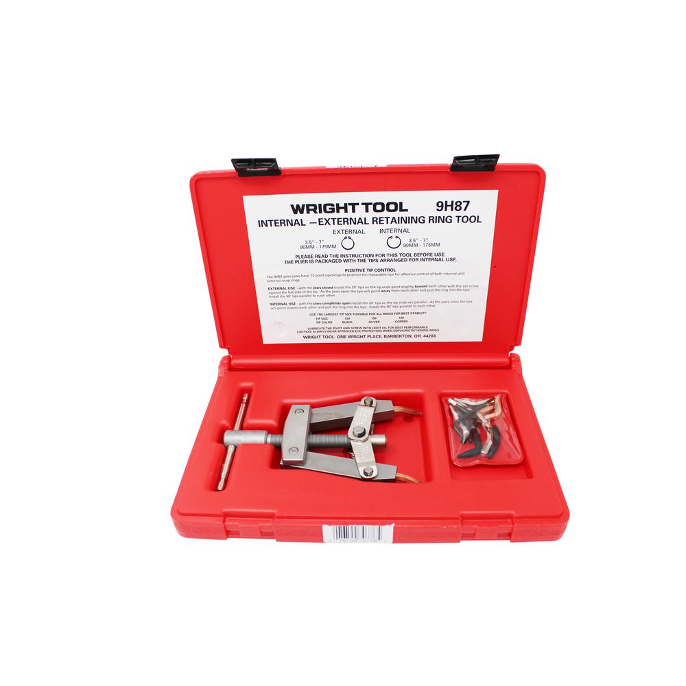Wright Tool Retaining Snap Ring Plier with Automatic Lock9H87 The