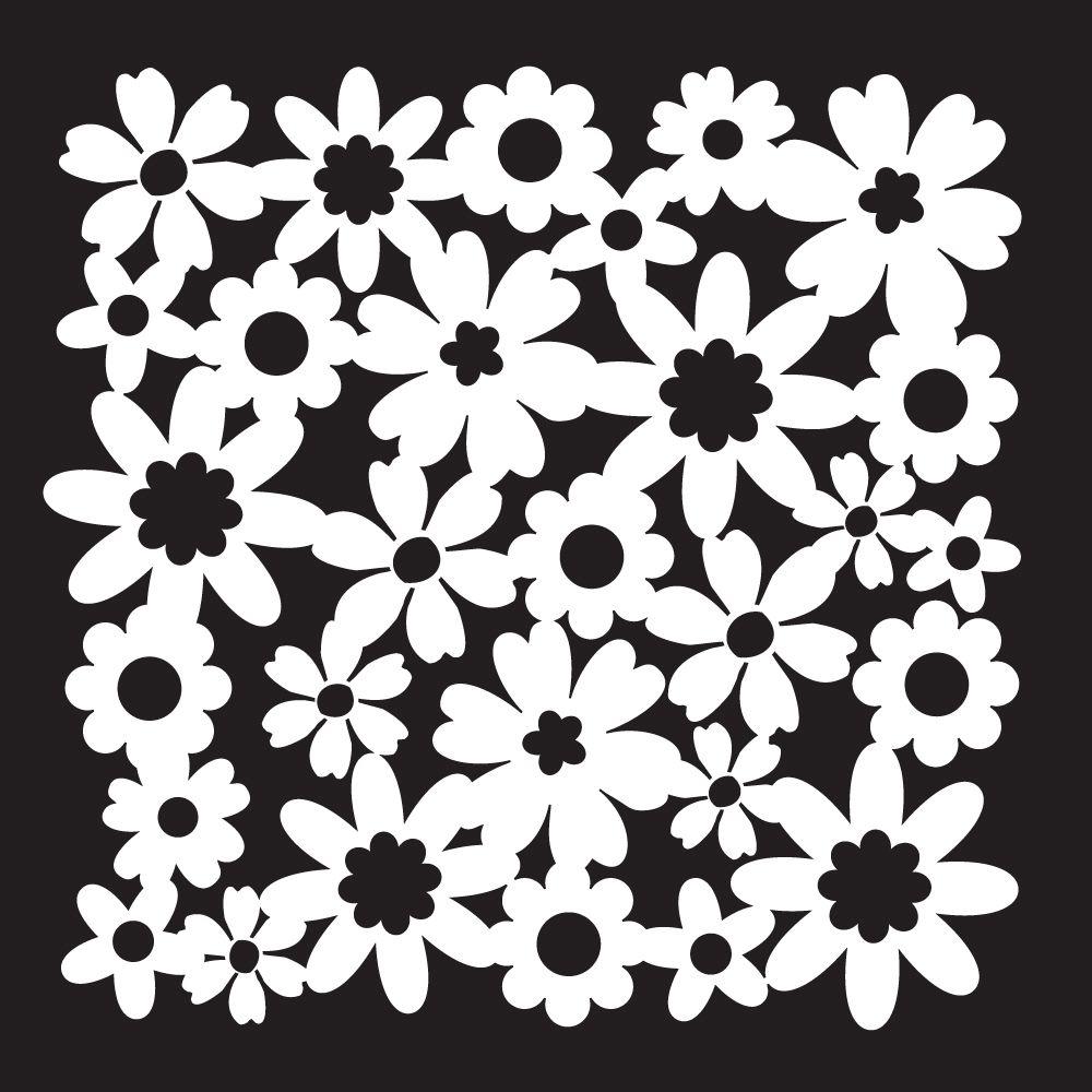 FolkArt Ditsy Floral Small Painting Stencils30623 The Home Depot