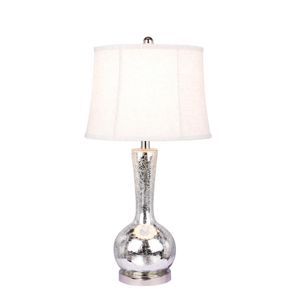 Fangio Lighting Metal Table Lamp With Cream Shade Design Ideas Metal Table Lamp Fangio Lighting 27 5 In Silver Mercury Glass And Polished Nickel