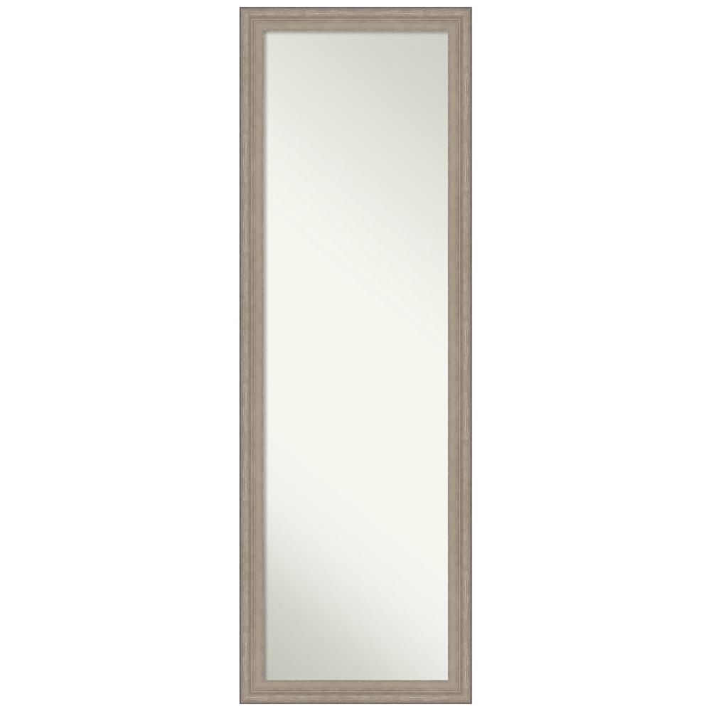 Amanti Art Greywash Curve 17 In X 51 In On The Door Mirror
