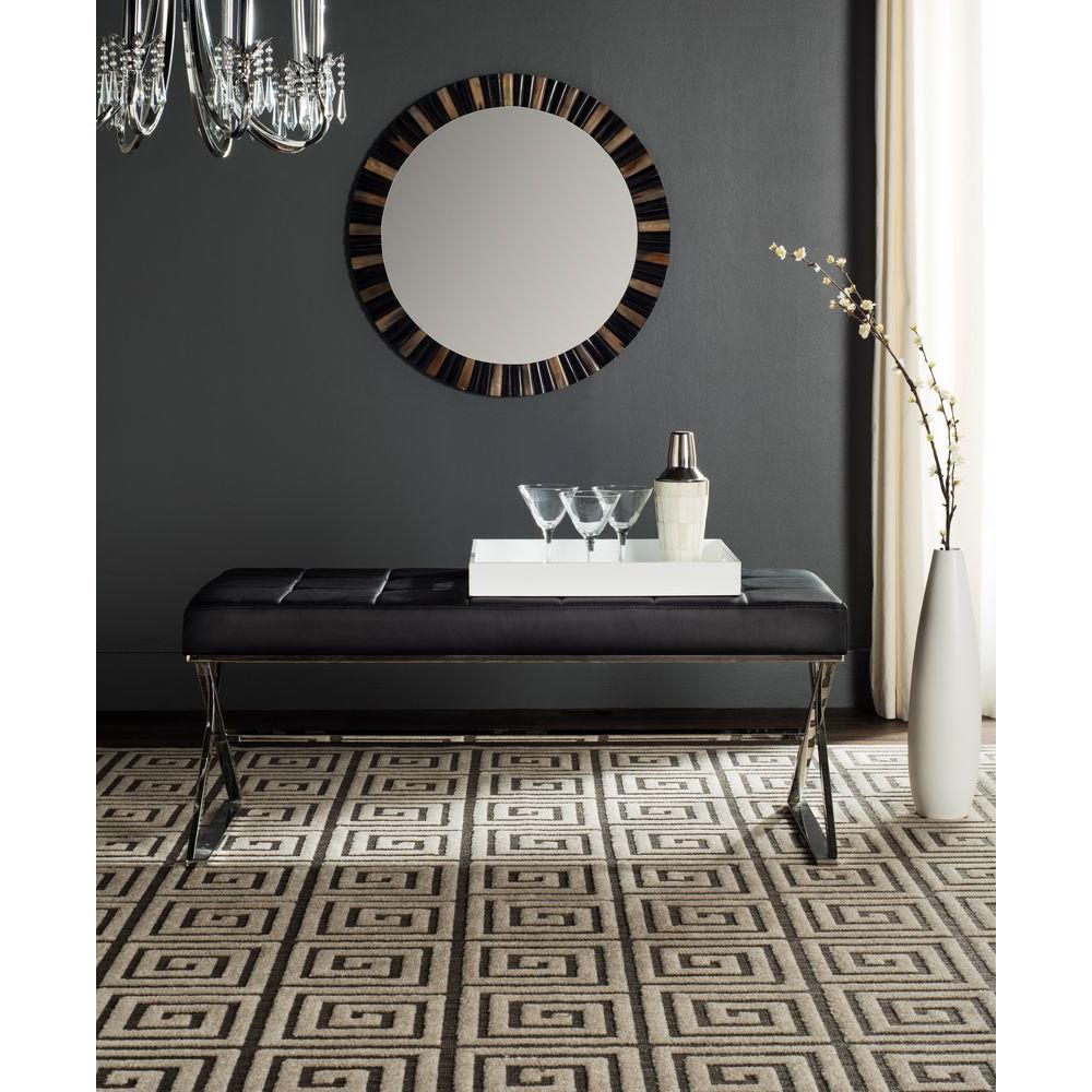 Black X Bench Bedroom Benches Bedroom Furniture The Home Depot