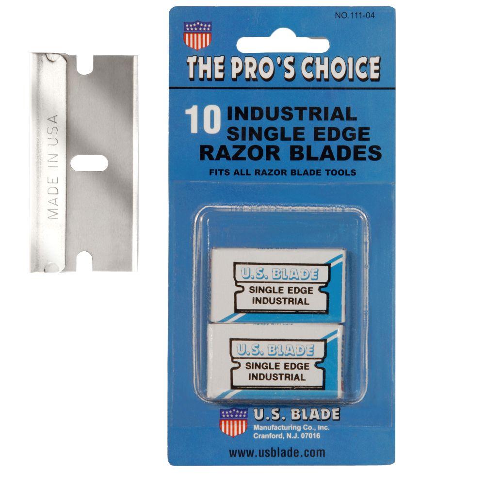 U.S. BLADE 150 Single Edge Blades 10Pack carded set of 15U1110415