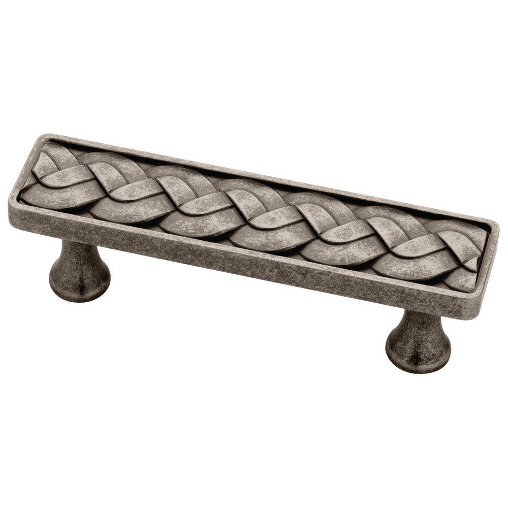Liberty Weave 3 in. (76mm) Aged Pewter Drawer PullP15444C175C The