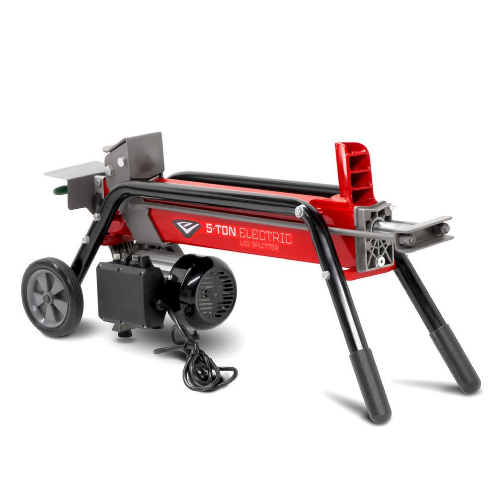 Portable Log Splitters Outdoor Power Equipment The Home Depot