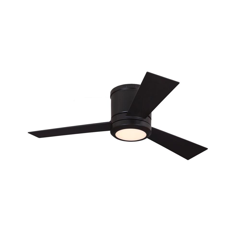 Monte Carlo Clarity Ii 42 In Integrated Led Oil Rubbed Bronze Ceiling Fan With 3 Blades