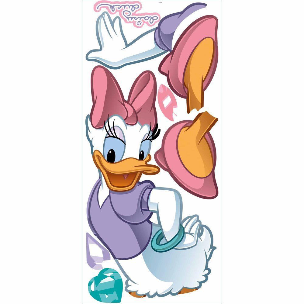 5 In X 19 Mickey And Friends Daisy Duck 8 Piece L Stick Giant Wall Decal