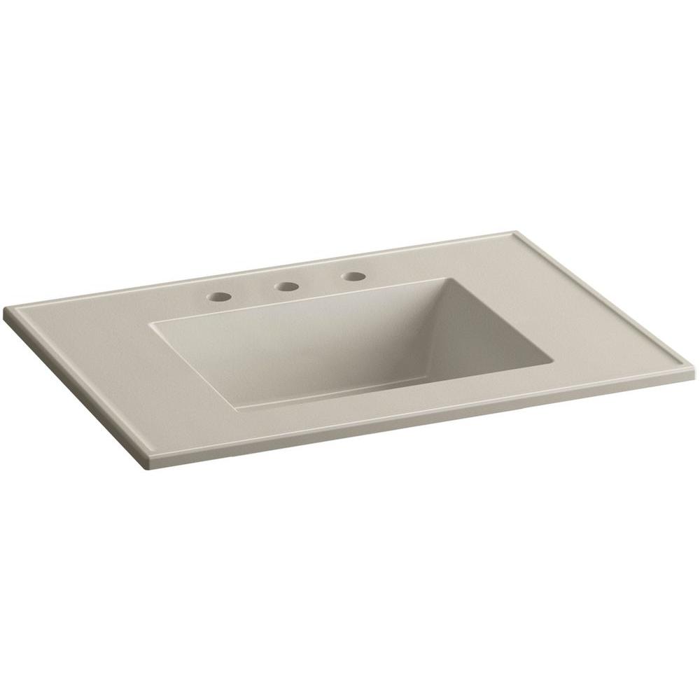 KOHLER Ceramic/Impressions 25 in. Vitreous China Vanity Top with Basin