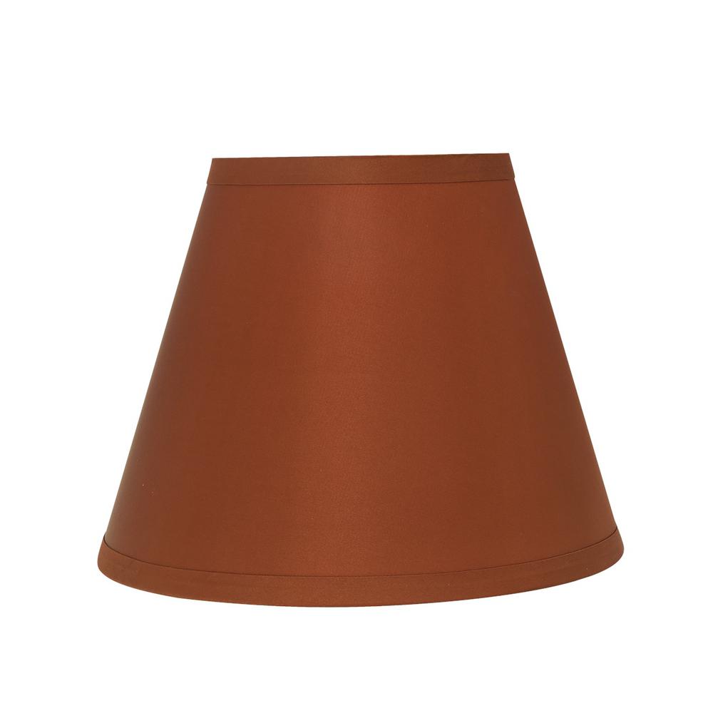 Empire Orange Recently Added Lighting The Home Depot Burnt Orange Hardback Empire Lamp Shade