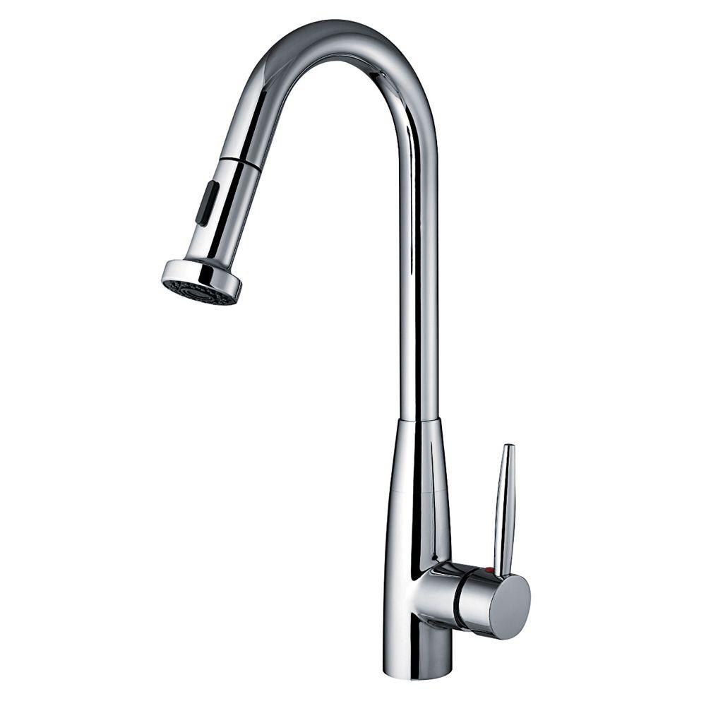Whitehaus Collection Jem Collection Single Handle Pull Down