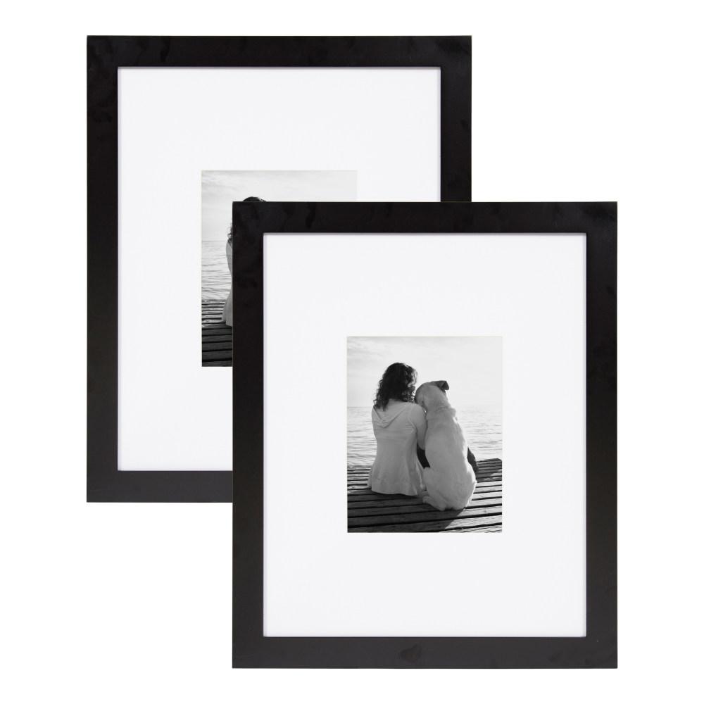 DesignOvation Museum 16 in. x 20 in. Matted to 8 in. x 10 in. Black ...