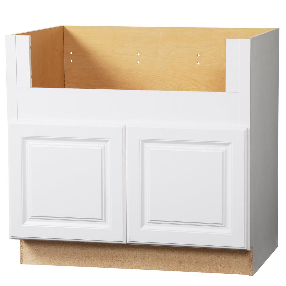 Hampton Bay Shaker Assembled 18x34.5x24 in. Drawer Base Kitchen with BallBearing Drawer