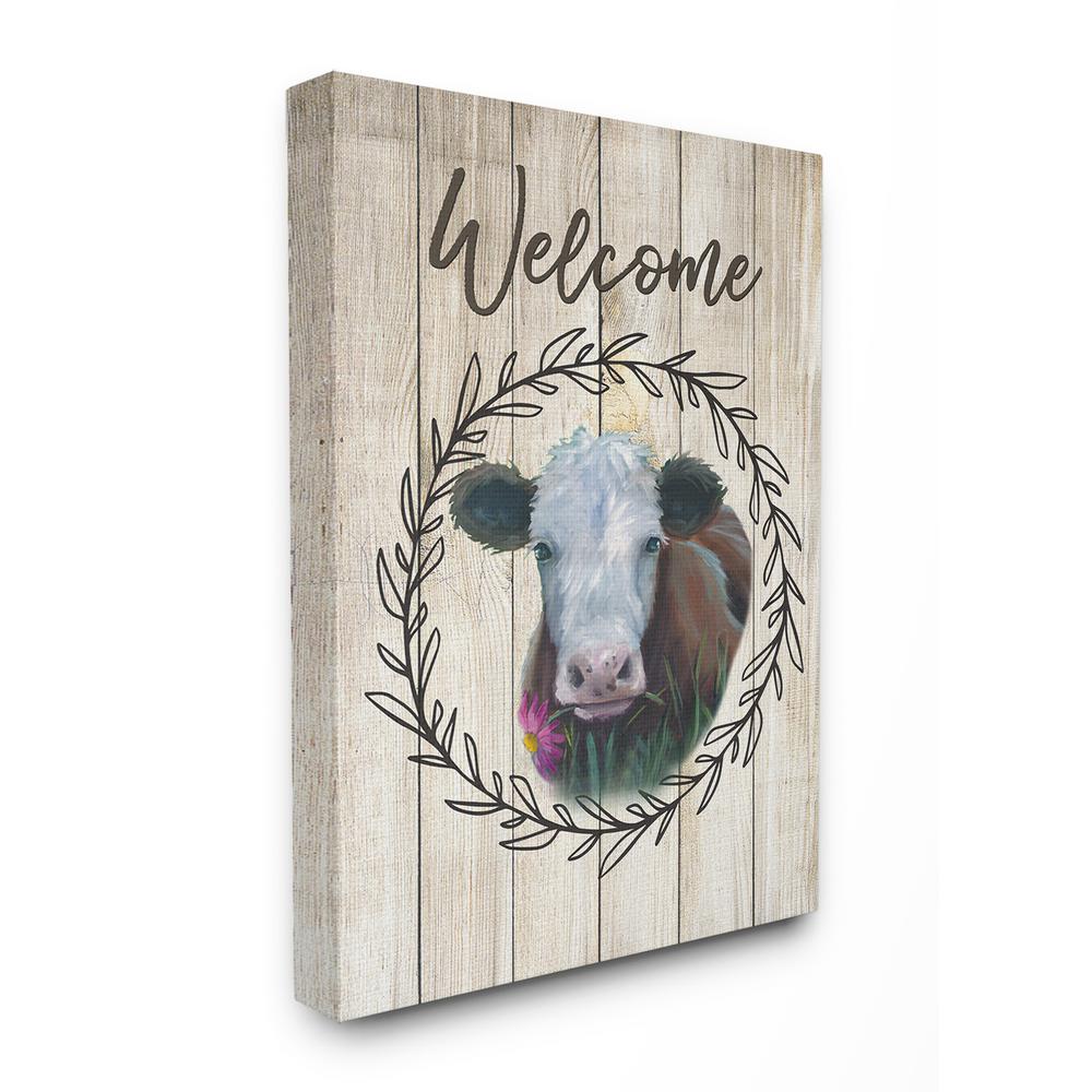 The Stupell Home Decor Collection 30 In X 40 In Welcome Sign