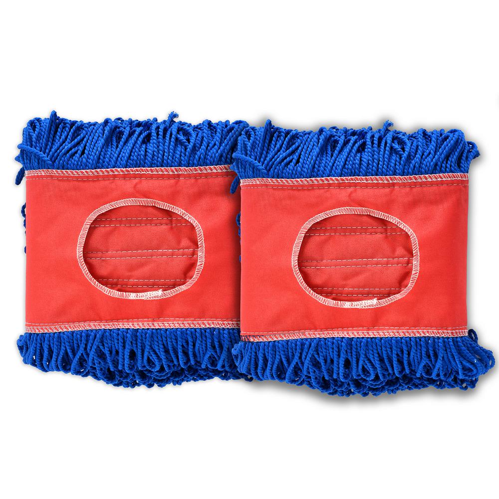 Alpine Industries 24 in. Microfiber Dust Dry Mop Replacement Head (2Pack)435242 The Home Depot