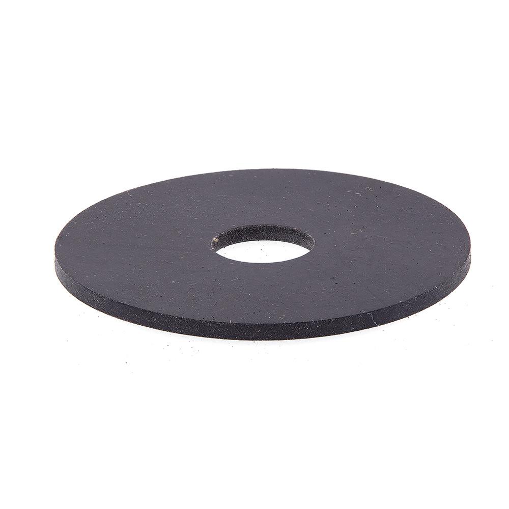 PrimeLine 3/8 in. x 11/2 in. O.D. Black Neoprene Fender Washers (10