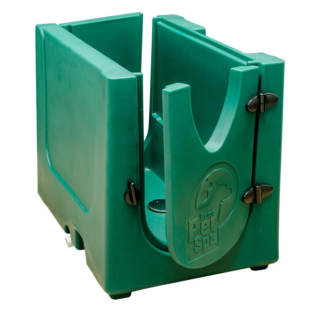 Home Pet Spa 35 in. x 24.7 in. Pet Shower and Grooming Enclosure in Christmas GreenRA072 The