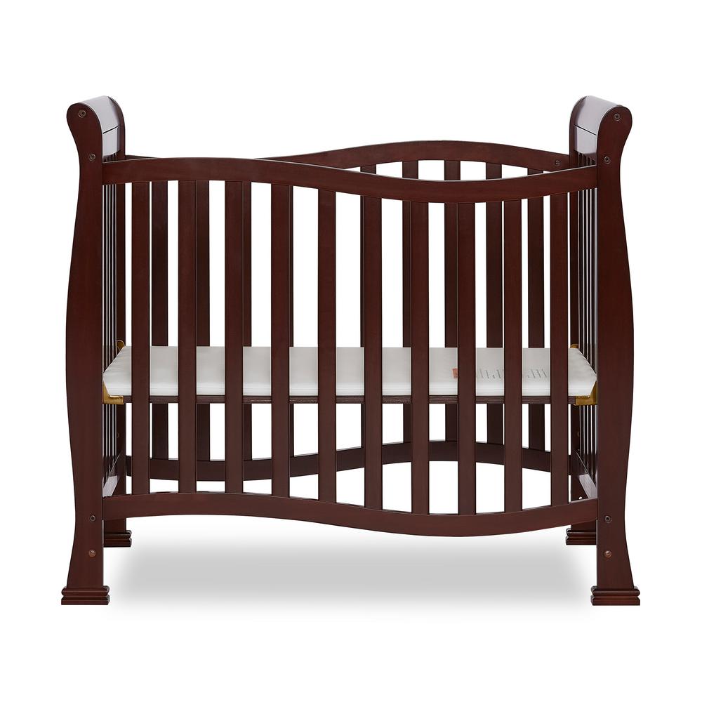 espresso baby crib