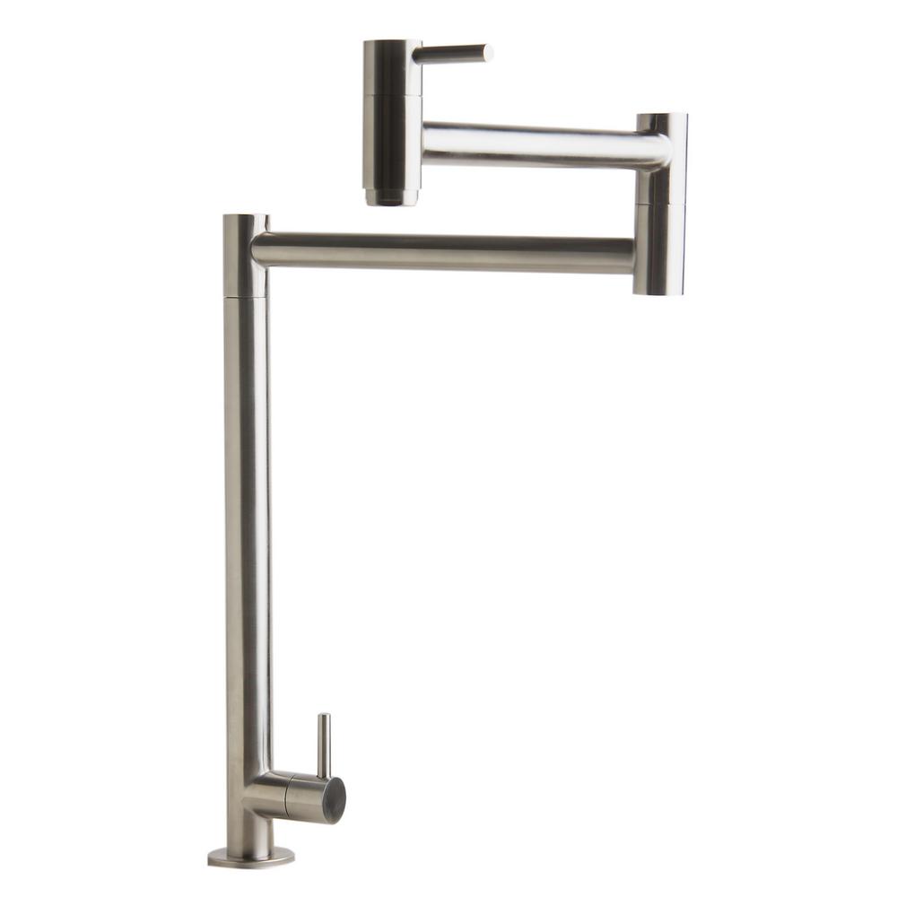 Alfi Brand Deck Mount Potfiller In Brushed Stainless Steel Ab5018