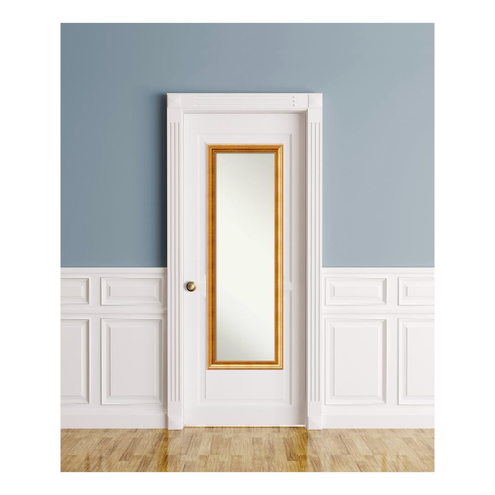 Amanti Art Townhouse Gold Wood 17 In W X 51 In H On The Door
