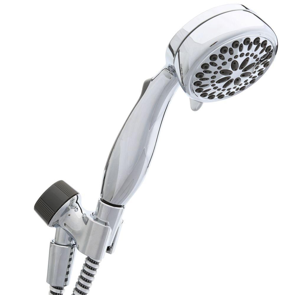 Delta 7 Spray 3 4 In Single Wall Mount Handheld Shower Head In