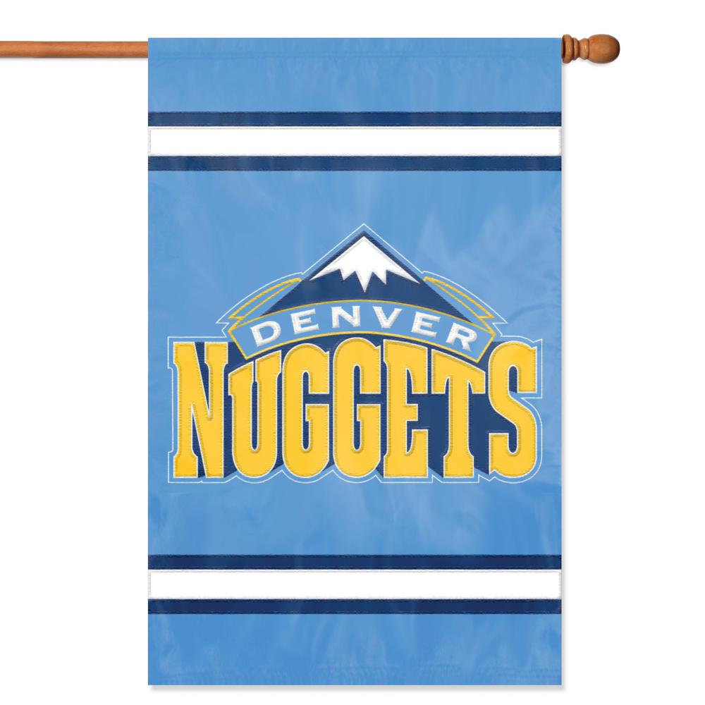 Party Animal Denver Nuggets Applique Banner Flag Afnug The Home