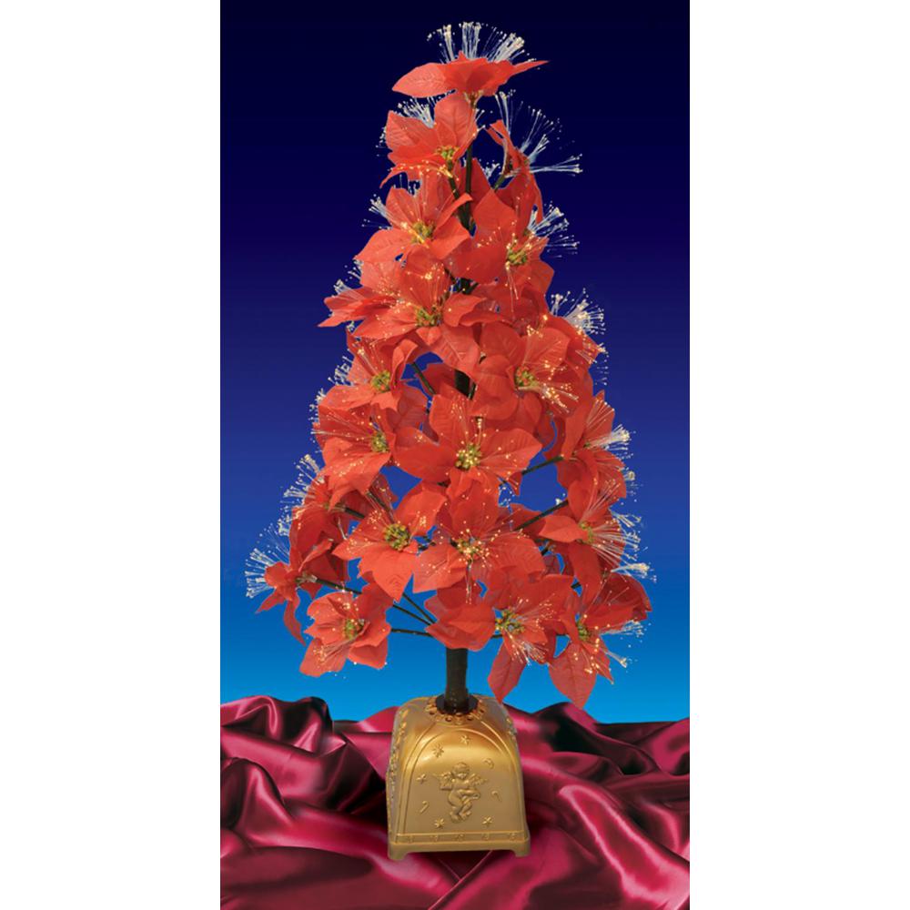 Fiber Optic 4 ft PreLit Christmas Trees Artificial Christmas