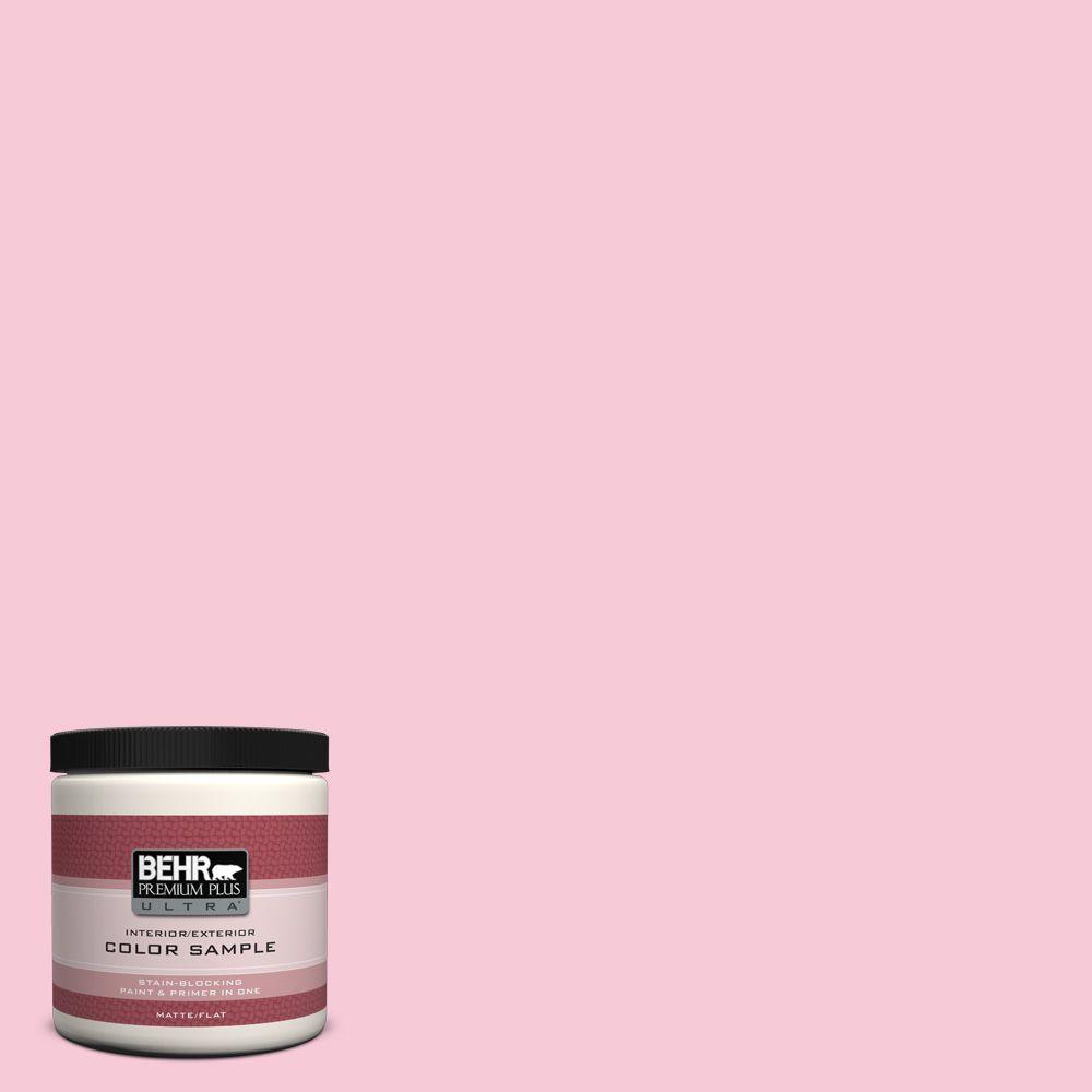 Behr Premium Plus Ultra 8 Oz 110a 3 Palace Rose Matte Interior 110a 3 Palace Rose Matte Interior Exterior Paint And Primer In One Sample